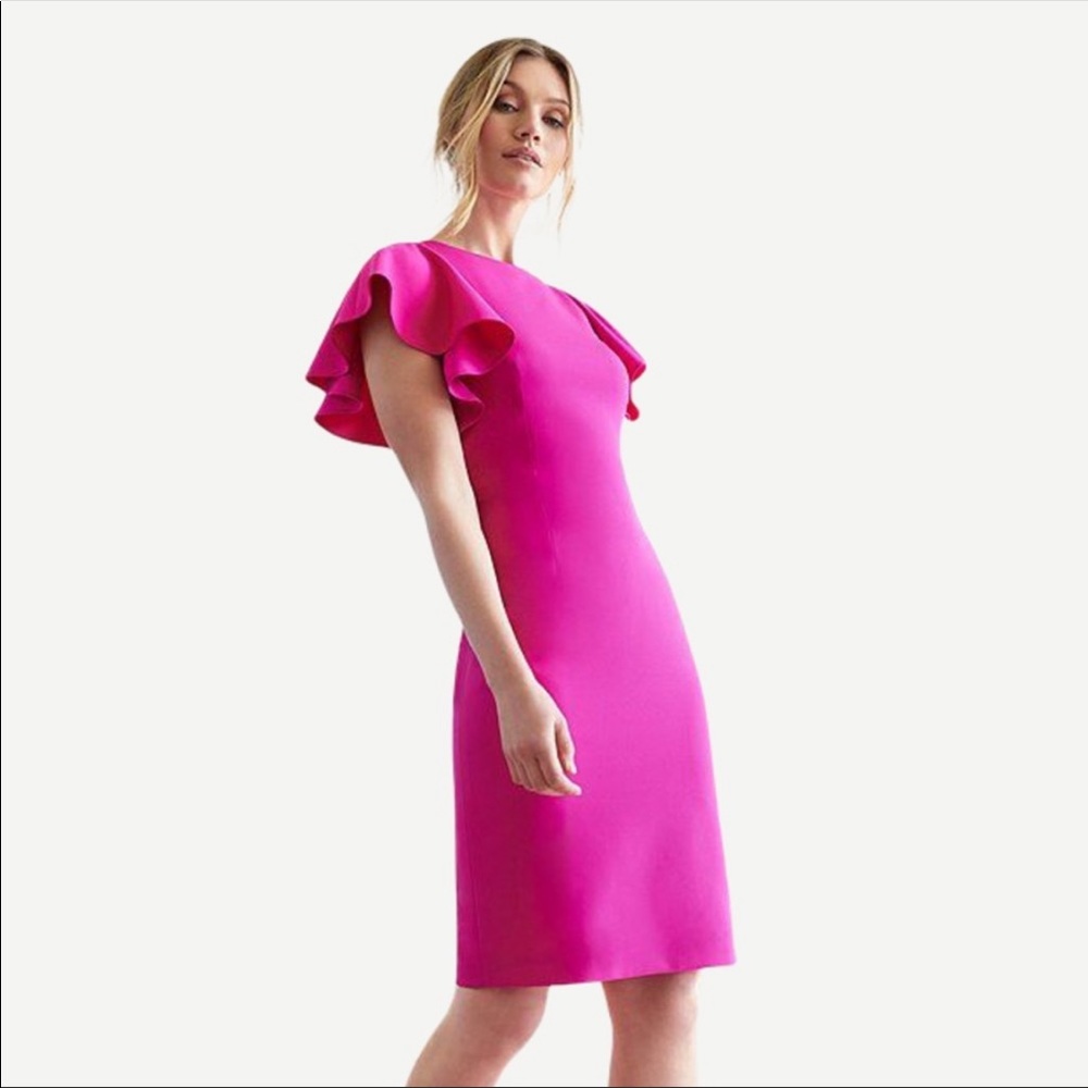 Antonio Melani Ruffle Sleeve Dress